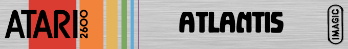 Atlantis logo for Atari 2600